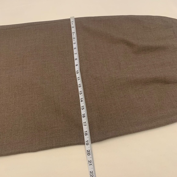 Pendleton 100% virgin wool light brown maxi skirt size 6 - Picture 10 of 13